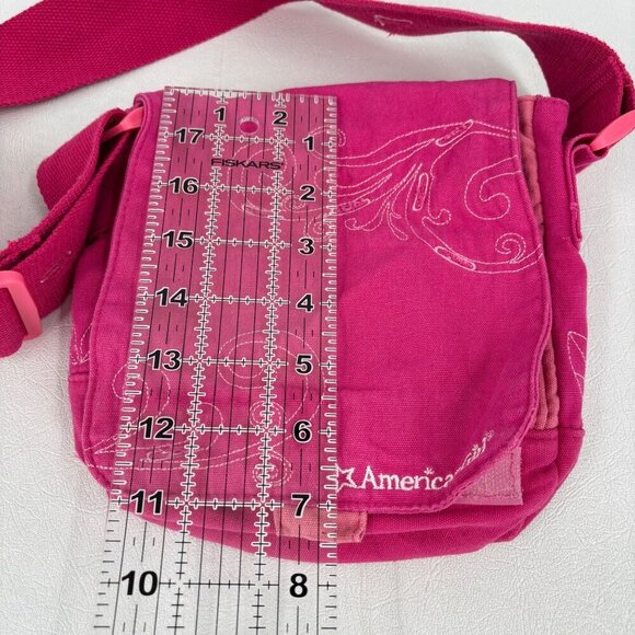 American Girl Accessories Lot Crossbody Purse Skate Bag Satin Blanket Cleansing - Picture 9 of 16